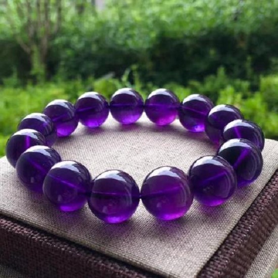 天然紫水晶手链多少钱一串合理，紫水晶手串市场价一般多少钱-第1张