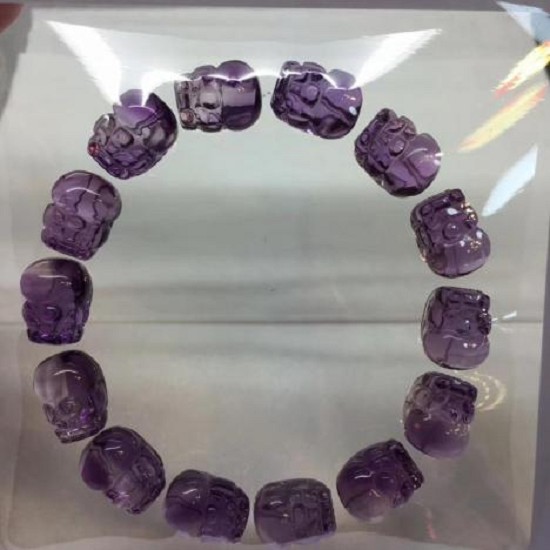 天然紫水晶手链多少钱一串合理，紫水晶手串市场价一般多少钱-第2张