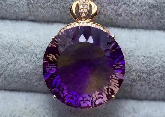 天然紫黄晶手链价格多少钱一串合理，黄晶手串一般市场价-第1张
